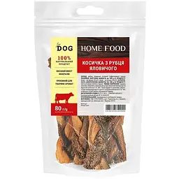 Ласощі для собак Home Food косичка з рубця яловичого 80 г