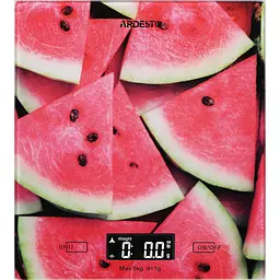 Ваги кухонні Ardesto SCK-893WATERMELON - мініатюра 1