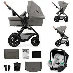 Коляска універсальна 3 в 1 Kinderkraft Moov 2 Air Light Gray (KSMOOV02LGR3000) - мініатюра 9