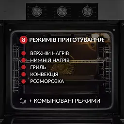 Духова шафа електрична Weilor FPO6F8BI - мініатюра 4