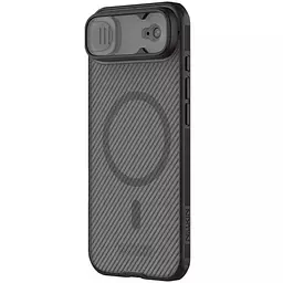 Карбонова накладка Nillkin CamShield Pro Magnetic для Apple iPhone 17 Air (6.5) Transparent black - мініатюра 3