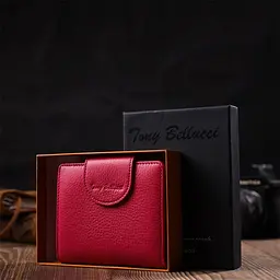 Шкіряний жіночий гаманець Tony Bellucci 11,5х9,5х2 см acs0027006 - мініатюра 9