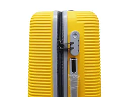 Валіза велика L ABS-пластик Milano bag 004 75,5×50×33,5см 105л Жовтий - мініатюра 5