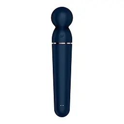 Вібромасажер Satisfyer Planet Wand-er Blue/Rosegold, дуже потужний, бездротовий - мініатюра 3