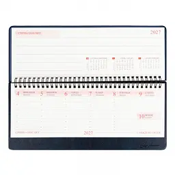 Планінг-щотижневик настільний Leo Planner 2027 Persona 30х14 см 128 сторінок синій (252743) - мініатюра 10
