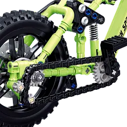 Конструктор велосипед ZHEGAO HIGE SPEED BIKE спортивний швидкісний 244 деталей - мініатюра 3