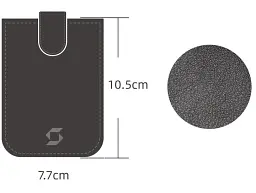 Шкіряний чохол для Safepal S1 зі штампованим логотипом S 2024 (SS1Leather) - мініатюра 4