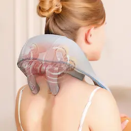 Масажер акумуляторний Neck FZ-666 для шиї, спини, комірцевої зони, з підігрівом - мініатюра 2