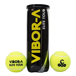 М'ячі для падел тенісу VIBOR-A ELITE TOUR 3 шт - мініатюра 3