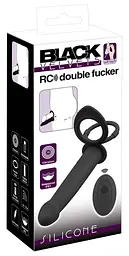 Насадка на пеніс Black Velvets RC Double Fucker 13.1 см (чорний) - мініатюра 10