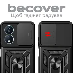 Панель BeCover Military для Honor X7b Black (710998) - мініатюра 2