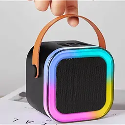 Портативна колонка з караоке мікрофоном та RGB підсвічуванням Winso K12 10W Bluetooth USB microSD AUX Type-C - мініатюра 3