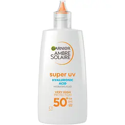 Сонцезахисний зволожувальний флюїд Garnier Ambre Solaire для шкіри обличчя з дуже високим ступенем захисту SPF 50+ 40 мл - мініатюра 6