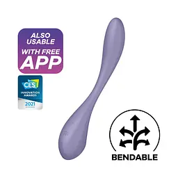 Універсальний вібратор Satisfyer G-Spot Flex 5+ Lilac Satisfyer SO7803 95574 - мініатюра 1