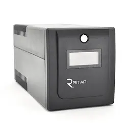 ДБЖ UPS Ritar RTP1000 600W Proxima D, LCD, AVR, 3st, 4xSCHUKO socket, 2x12V7Ah