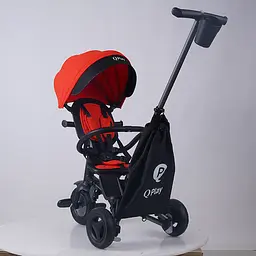 Велосипед складаний триколісний дитячий Qplay Nova+ Rubber Orange Sunset (S700-13Nova+OrangeSunset) - мініатюра 11