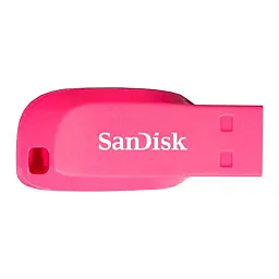 USB флеш накопичувач SanDisk 32GB Cruzer Blade Pink USB 2.0 (SDCZ50C-032G-B35PE) - мініатюра 1