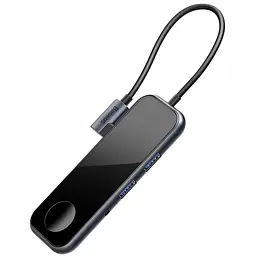 Адаптер хаб Baseus Multifunctional Type-C to 2xUsb3.0 HDMI 3.5mm+ PD + iWatch CAHub-AZ0G - мініатюра 2