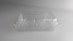 Кришка для харчової упаковки L1-250, на 0.25 кг, 50 шт, 190x117x55 мм, колір прозорий для фасування, зберігання та транспортування