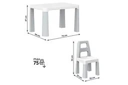 Дитячий столик зі стільцями ТехноК 150 shop (4823037610150) - мініатюра 2