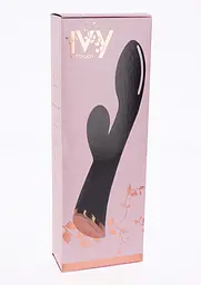 Вібратор-кролик Toy Joy Ivy Cassia Xtra Intense 20.5 см чорний - мініатюра 3