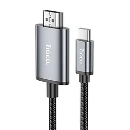 Кабель конвертер Type-C to HDMI - Hoco UA27 HD on-screen cable - миниатюра 5