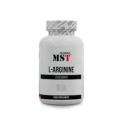 Амінокислота L-Arginine, 120 капсул MST fit0022936 - мініатюра 1