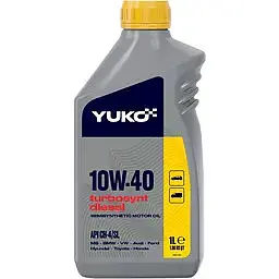Автомобільна моторна олива YUKO TURBOSYNT DIESEL 10W-40 1л - мініатюра 2