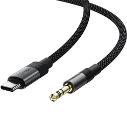 Перехідник USB-C 3.5 mm (F) 15cm audio converter J11 Acefast чорний - мініатюра 3