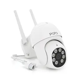 Відеокамера PiPo 8 Мп Wi-Fi вулична SD картка PP-IPC27D8MP20 PTZ 2.8mm ICSee