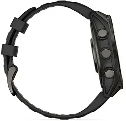 Смарт-годинник Garmin Fenix 8 47mm Solar Sapphire Carbon Gray DLC Titanium w. Black/Pebble Gray S. Band (010-02906-10) - мініатюра 8