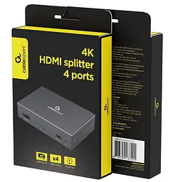 USB-Хаб Cablexpert 4 порти HDMI v. 1.4 (DSP-HDMI4K-4P-01) - мініатюра 3