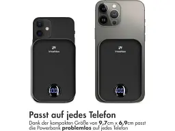 Зовнішній акумулятор (Power Bank) Imoshion MagSafe 10000mAh Black (8720922101075) - мініатюра 2