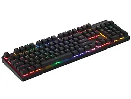 Клавіатура ігрова механічна бездротова HATOR HTK-204 UA Icefall Mecha wireless Rainbow Black - мініатюра 3