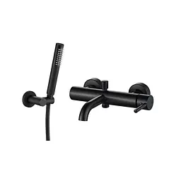 Змішувач для ванни VBI Milano black настінний VBI-050106BL, Чорний матовий