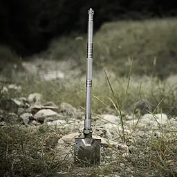 Лопата Naturehike Multifunctional outdoor shovel NH20GJ002, сріблястий - мініатюра 9