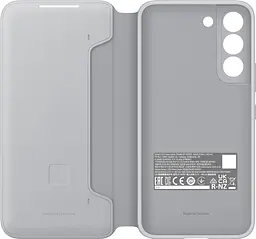 Чохол-книжка Smart LED Wallet View Cover SM-S901 для Samsung Galaxy S22 (6.1") Grey - мініатюра 5