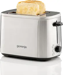 Тостер Gorenje 800 Вт підігрів розморожування пластик сріблястий - мініатюра 3