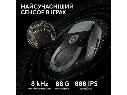Миша Logitech Pro X Superlight 2 Dex Black (910-007357, 910-007359) - мініатюра 6