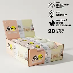 Батончик Protein Bar FitWin Молочно-вершковий 12x60 г  