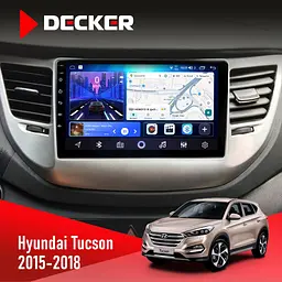 Штатна магнітола Hyundai Tucson 3 2015-2018 Decker D9-006 4x64, 4G Decker (НФ-00003606)