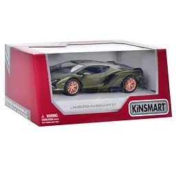 Інерційна машинка Lamborghini Sian FKP 37 Kinsmart KT5431W металева Зелений