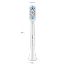 Насадка для зубної електрощітки Xiaomi MiJia T501/T501C White Pro (MBS307) 2 шт. White - мініатюра 6