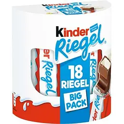 Шоколадні батончики Kinder Riegel Big Pack 378 г