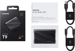 Накопичувач SSD Samsung SSD накопичувач 2TB USB3.2 T9 MU-PG2T0B/EU (MU-PG2T0B/EU) - мініатюра 4