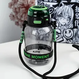 Пляшечка для води Kite 700 мл чорно-зелена (K25-1218-2) - мініатюра 5