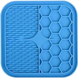 Силіконовий килимок для лизання для собак Derby Silicone licking pad, blue