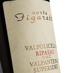Вино Corte Figaretto Valpolicella Ripasso Superiore, червоне, сухе, 0,75 л - мініатюра 5