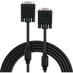 Кабель мультимедійний VGA 3.0m ferrits Vinga (VCPVGAF3BK) - мініатюра 2