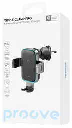 Холдер Proove 15W Triple Сlamp Pro metal gray (WHTP15010004) UA - мініатюра 2